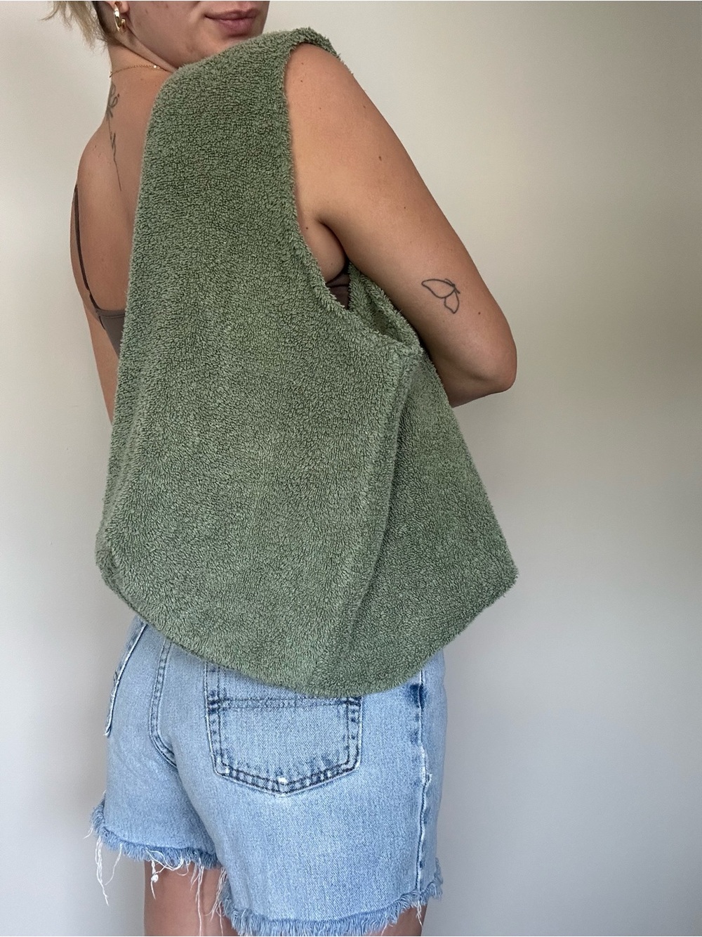 Handmade Beach Towel Tote Bag